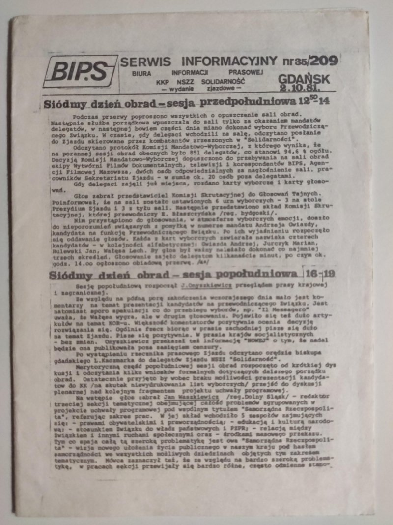 BIPS NR 35/209 – 02.10.1981