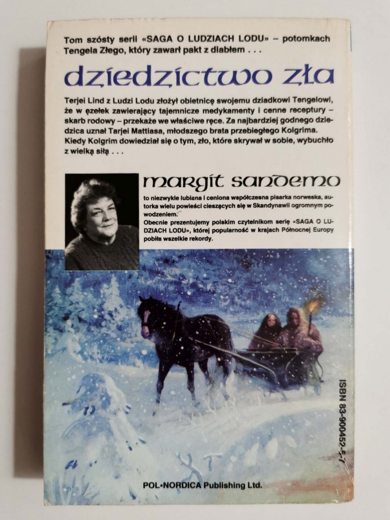 SAGA O LUDZIACH LODU TOM 6 Margit Sandemo 1992