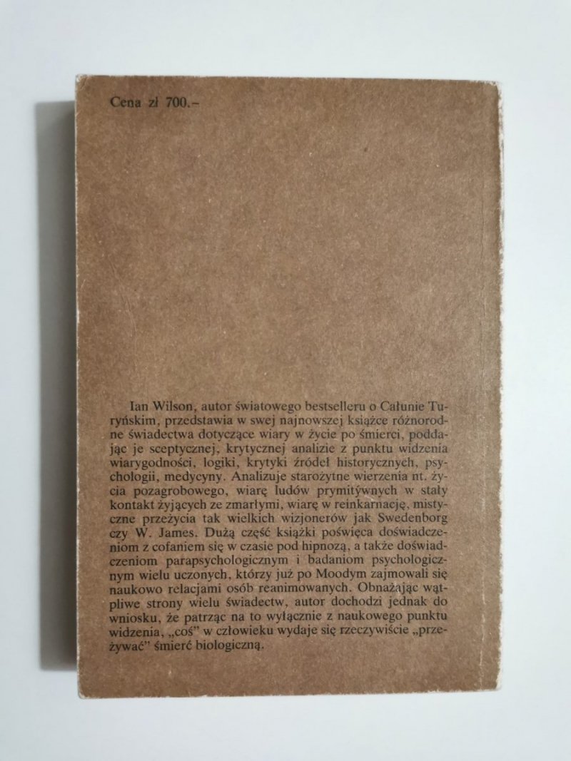 ŻYCIE PO ŚMIERCI - Ian Wilson 1988