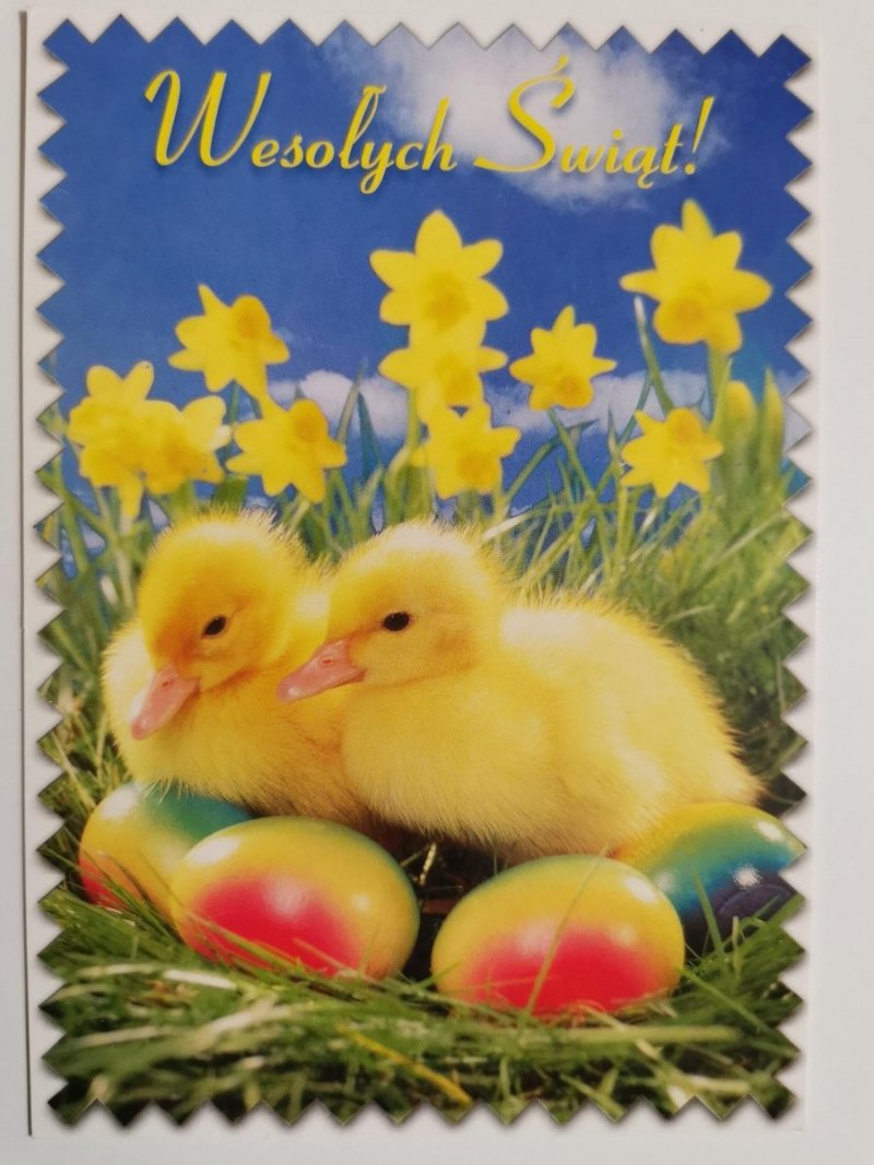 POCZTÓWKA WIELKANOCNA NR.45 WESOŁYCH ŚWIĄT!