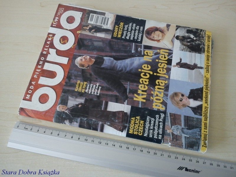 BURDA 11/99 KREACJE NA PÓŹNĄ JESIEŃ