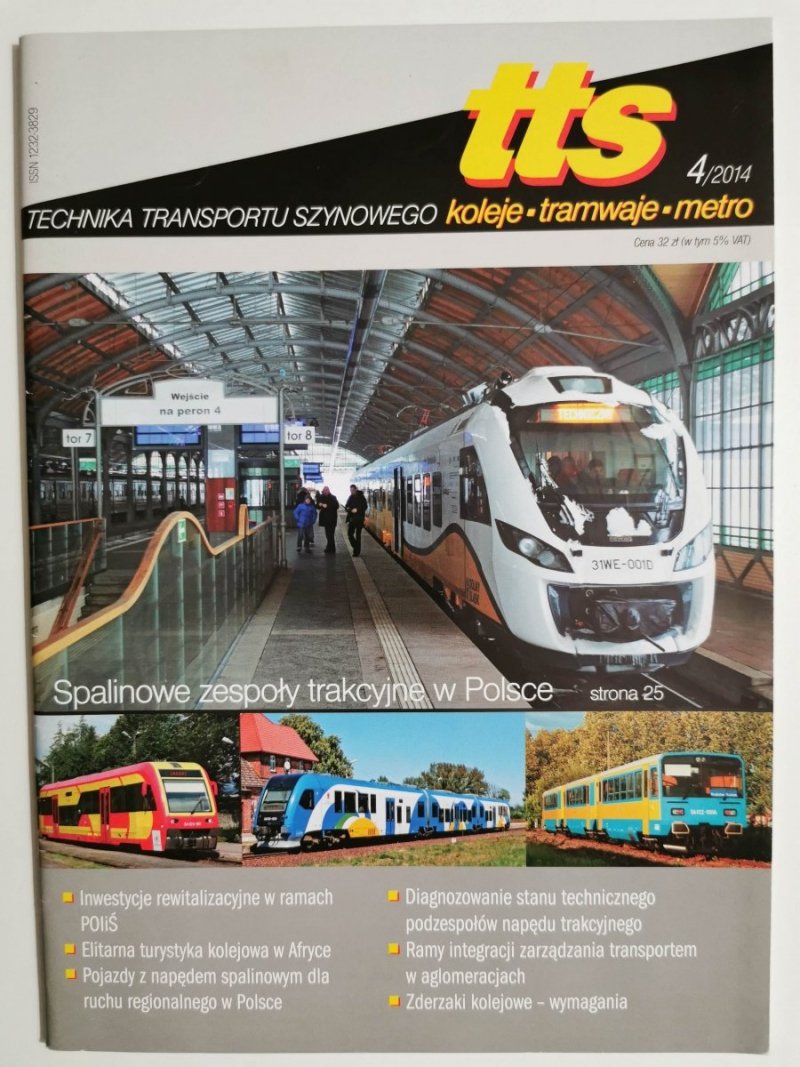 TTS – TECHNIKA TRANSPORTU SZYNOWEGO Nr. 4/2014
