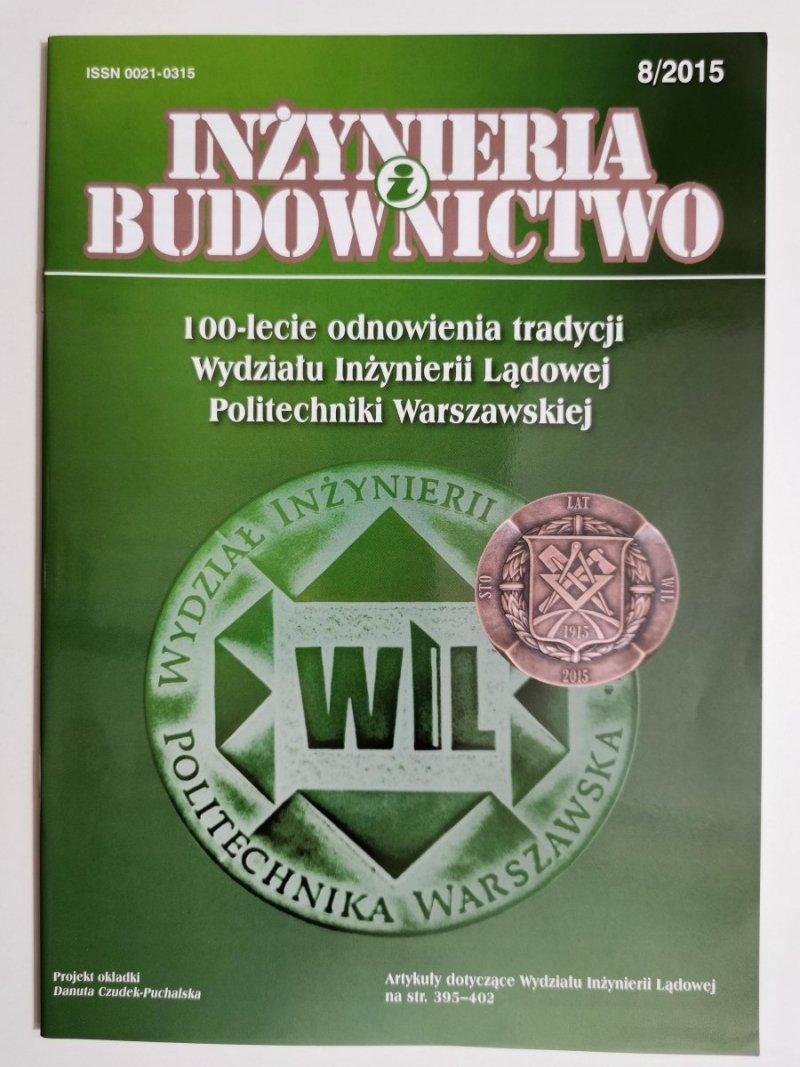 INŻYNIERIA I BUDOWNICTWO NR 8/2015