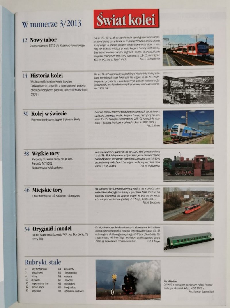 Miesięcznik. Świat kolei 03/2013
