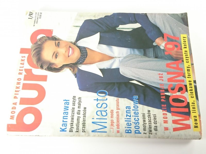 BURDA NR 1/97 MODA PIĘKNO RELAKS