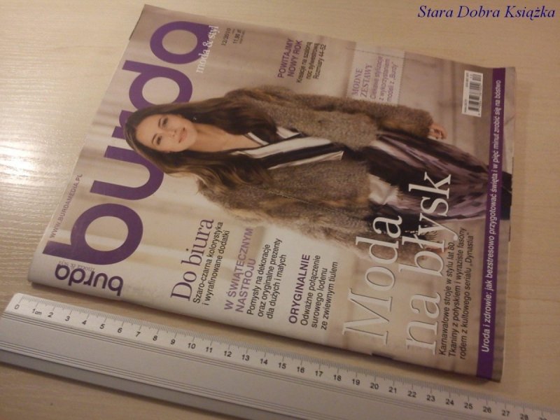BURDA 12/2010 MODA NA BŁYSK; DO BIURA
