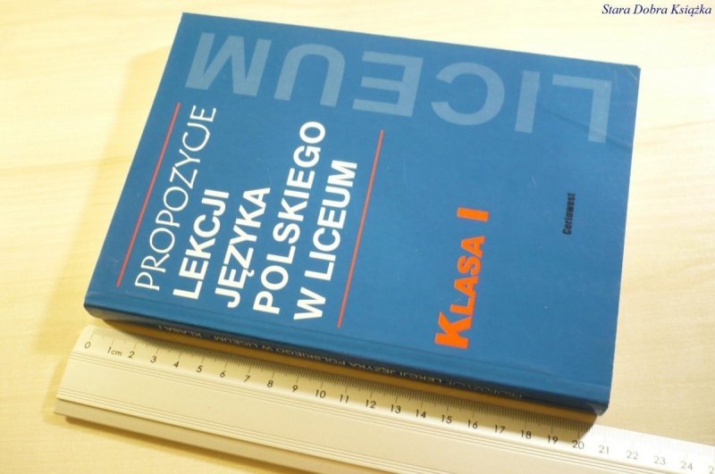 PROPOZYCJE LEKCJI JĘZYKA POLSKIEGO W LICEUM 1 2002