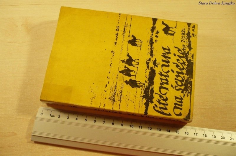LITERATURA NA ŚWIECIE NR 7 (192) LIPIEC 1987