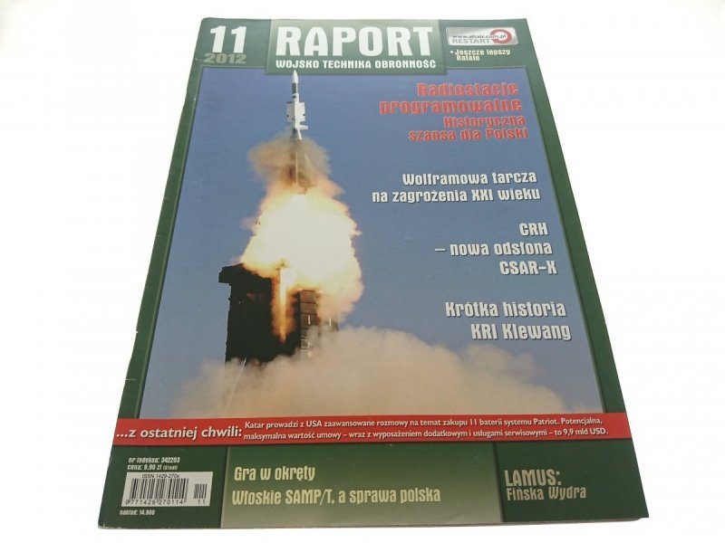 RAPORT. WOJSKO TECHNIKA OBRONNOŚĆ 11 2012