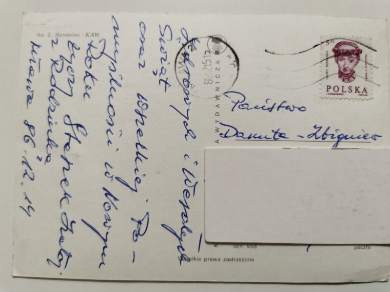 KARTKA ŚWIĄTECZNA NR.70 FOT. L. SUROWIEC