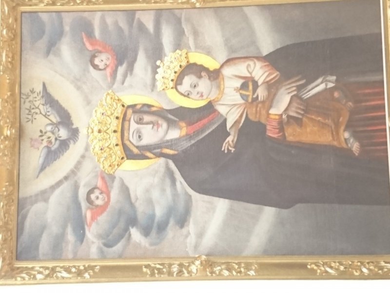 MATKA BOŻA Z DZIECIĄTKIEM JEZUS. OBRAZEK