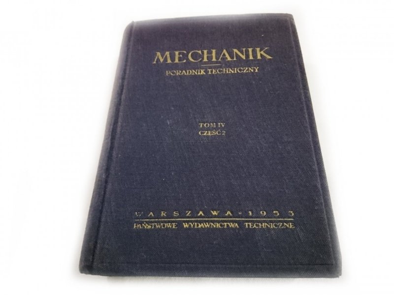 PORADNIK TECHNICZNY MECHANIK TOM IV CZĘŚĆ II POMPY, SPRĘŻARKI I MASZYNY CHŁODNICZE