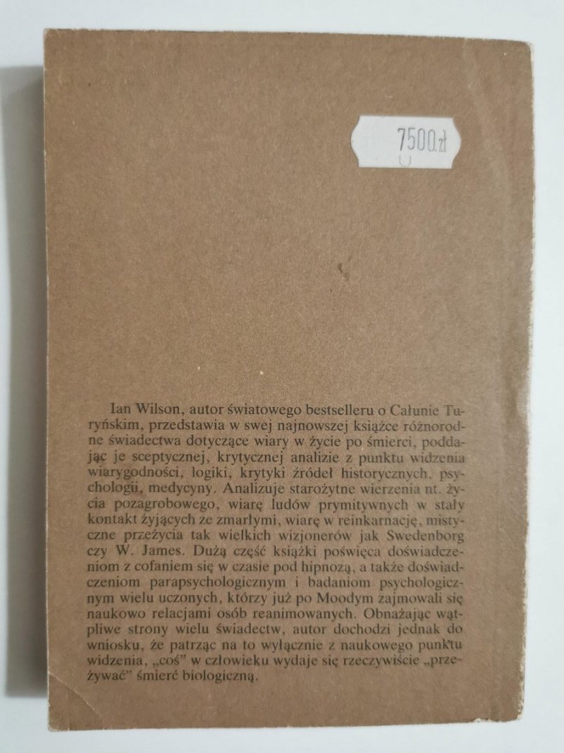 ŻYCIE PO ŚMIERCI - Ian Wilson 1989