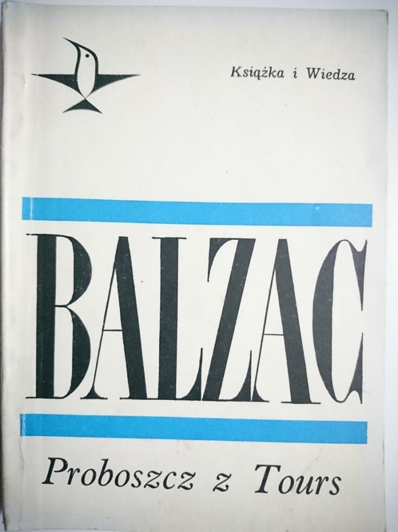 PROBOSZCZ Z TOURS - Honoriusz Balzac 1968