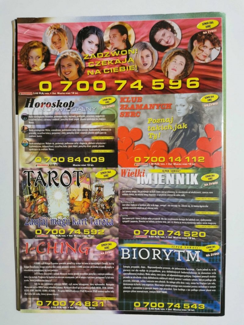 WRÓŻKA NR 10 PAŹDZIERNIK '98