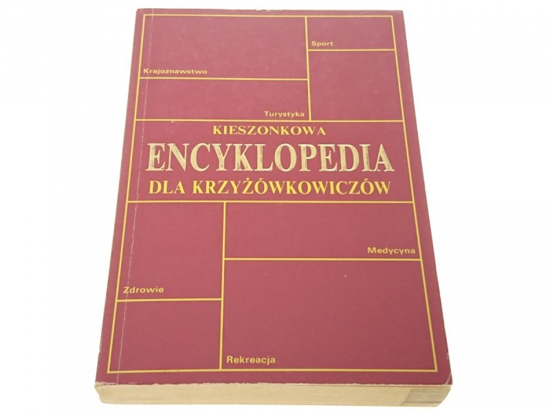 ENCYKLOPEDIA DLA KRZYŻÓWKOWICZÓW TURYSTYKA...1992