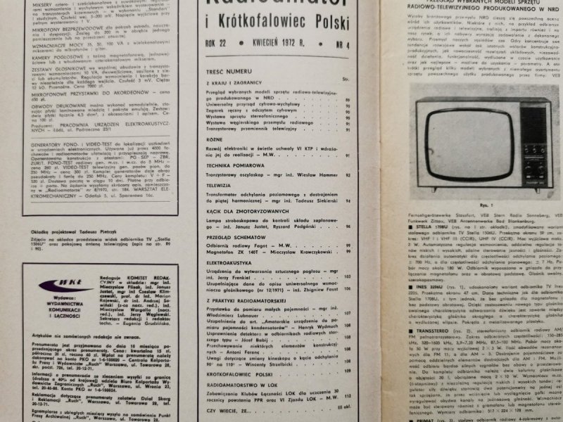 Radioamator i krótkofalowiec 4/1972