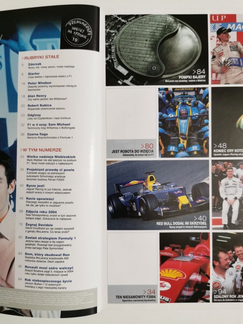 F1 RACING NR 9 STYCZEŃ 2005