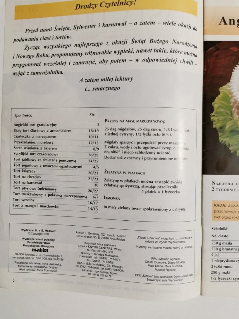 CIASTA DOMOWE NR 70 TORTY NA WSZELKIE OKAZJE