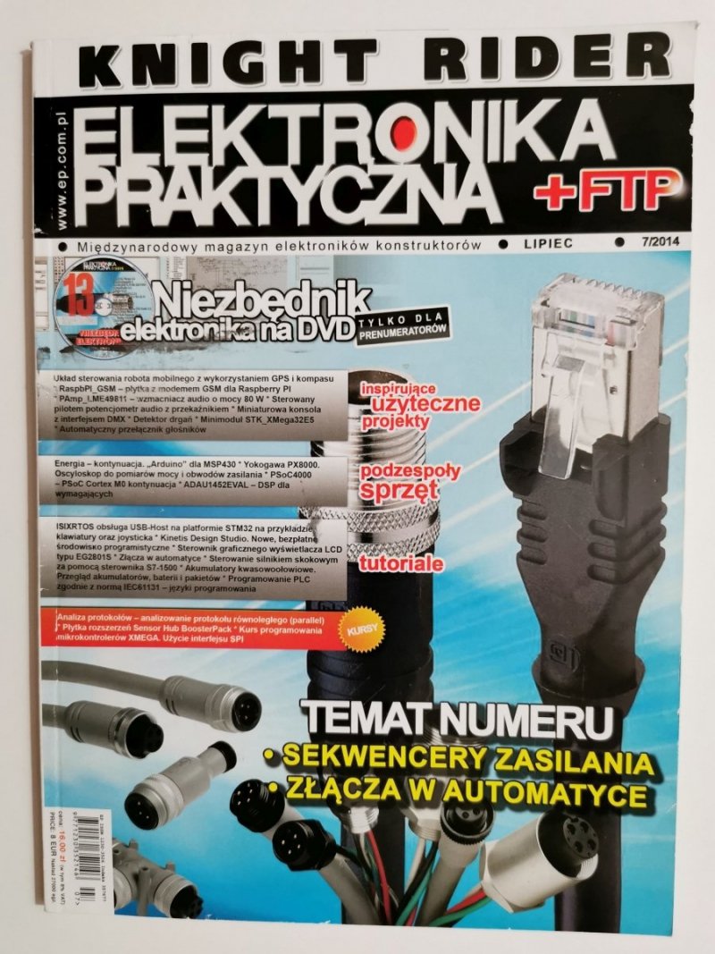 ELEKTRONIKA PRAKTYCZNA LIPIEC NR 07/2014 BEZ PŁYTY CD