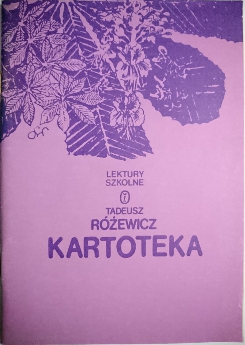 KARTOTEKA - Tadeusz Różewicz 1986