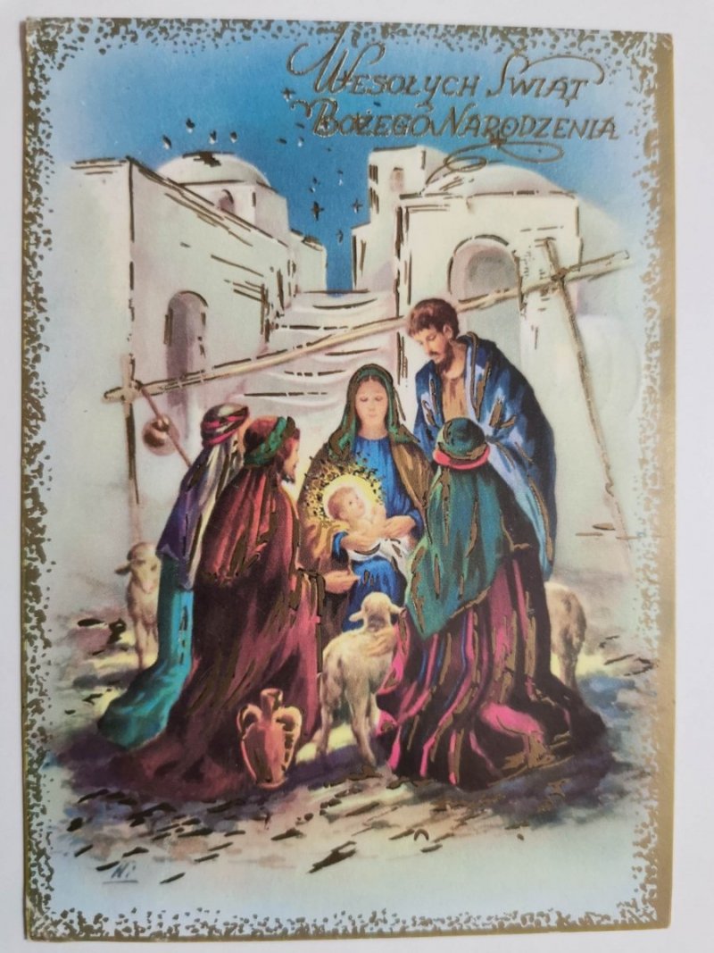 KARTKA ŚWIĄTECZNA NR.36 WESOŁYCH ŚWIĄT BOŻEGO NARODZENIA