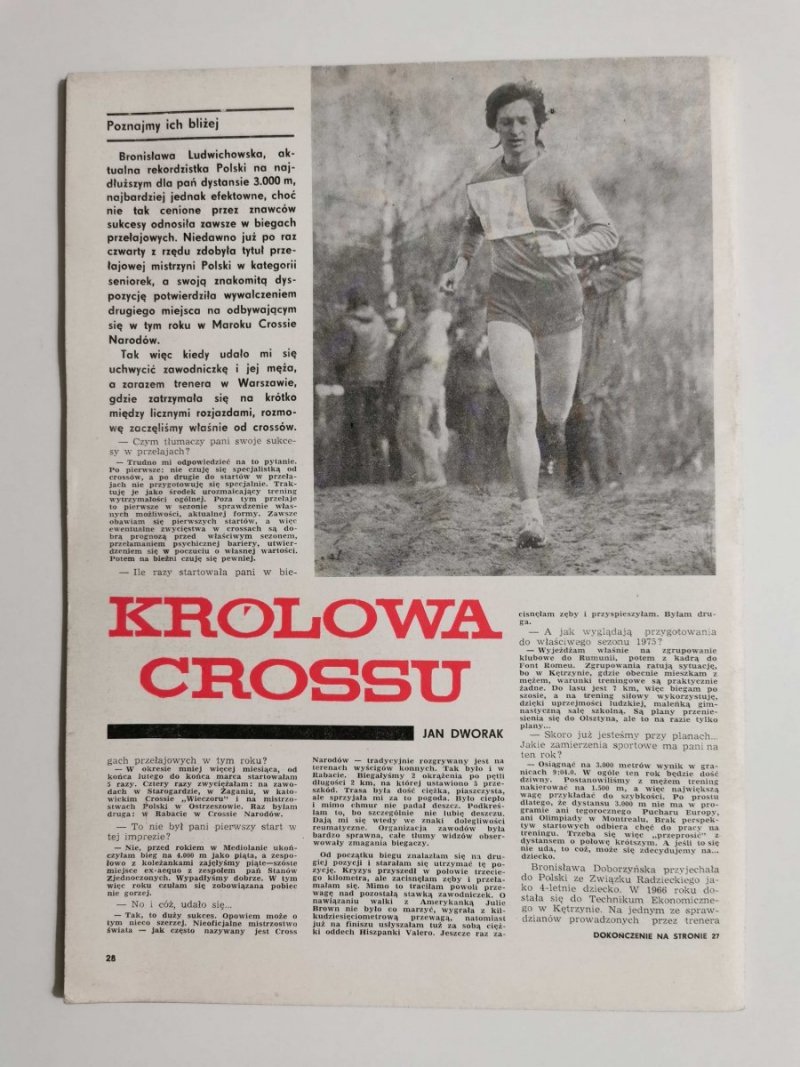 LEKKOATLETYKA NR 5 (229) ROK XX 1975