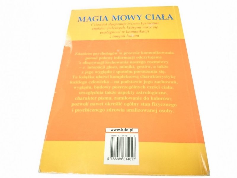 JĘZYK CIAŁA GESTÓW I ZACHOWAŃ - Andy Collins 2003