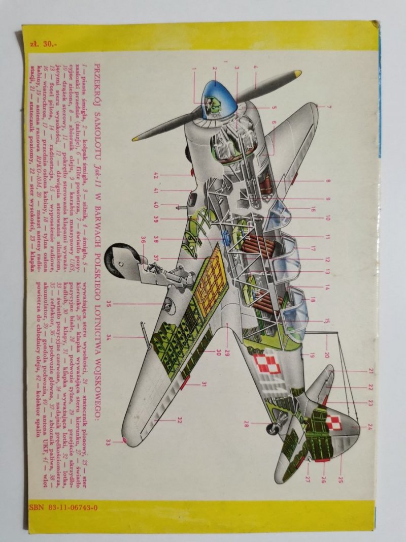 SAMOLOT SZKOLNO-TRENINGOWY JAK-11 (C-11) - Zbigniew Luranc 1982