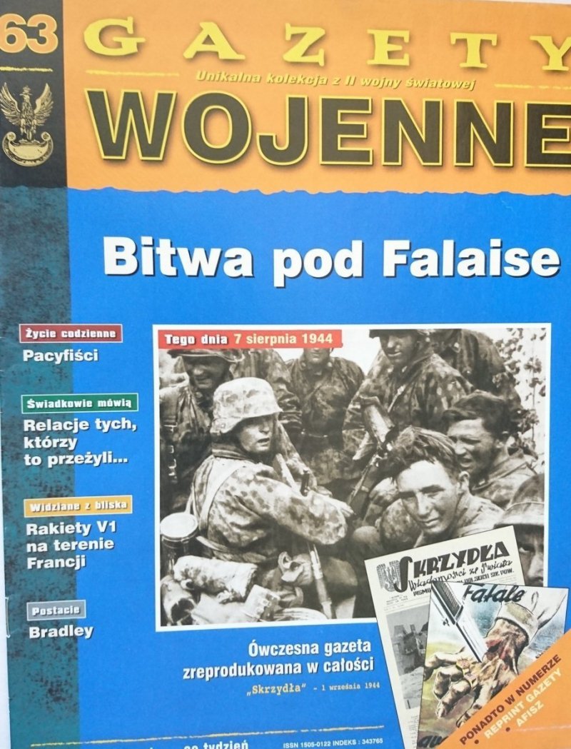GAZETY WOJENNE 63 BITWA POD FALAISE