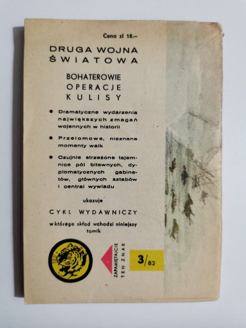 ŻÓŁTY TYGRYS: ŚMIERĆ PRZYCHODZI Z GÓR - Antoni Śmirski 1982