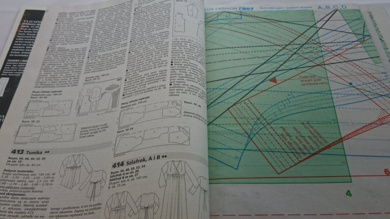 BURDA. DUŻE JEST PIĘKNE NR 2/2009 NA CHŁODNE
