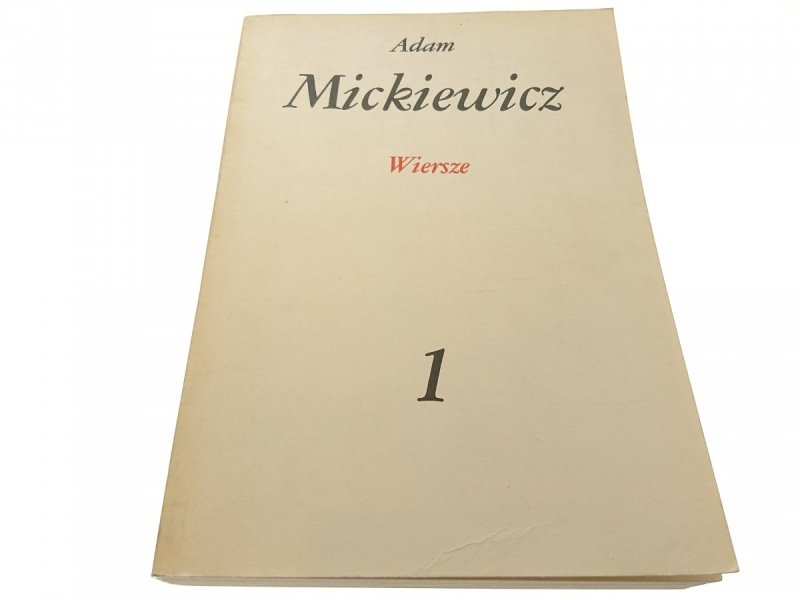 DZIEŁA POETYCKIE 1 WIERSZE - Adam Mickiewicz 1983