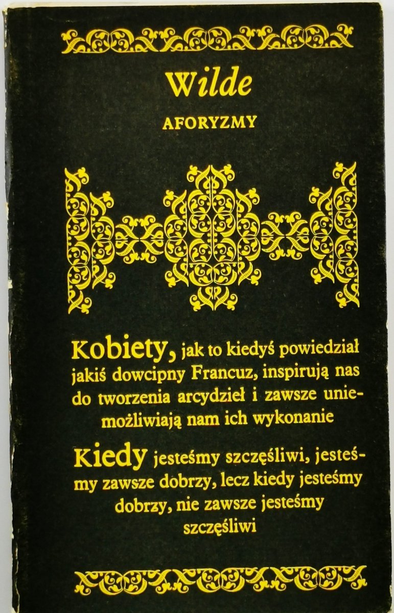 AFORYZMY - Oscar Wilde