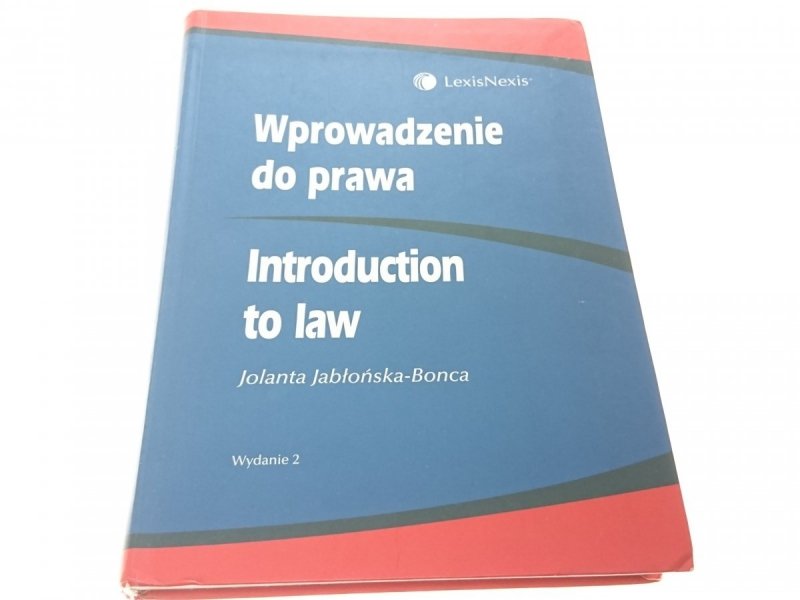 WPROWADZENIE DO PRAWA. INTRODUCTION DO LAW 2008