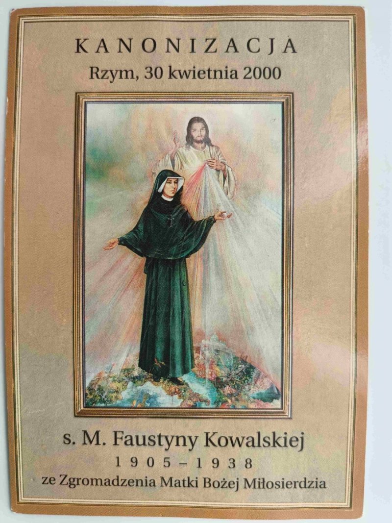 KANONIZACJA RZYM S. M. FAUSTYNY KOWALSKIEJ