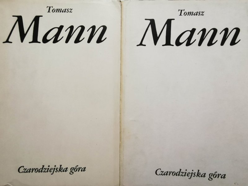 CZARODZIEJSKA GÓRA TOM 1 i 2 - Tomasz Mann 1982