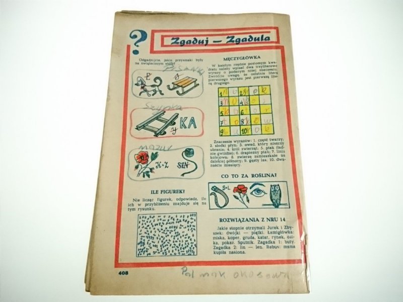 PŁOMYCZEK NR 15 ROK 36 1-15. IV. 1958