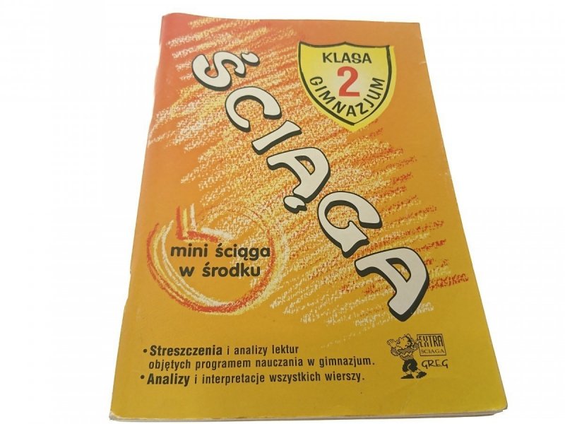 ŚCIĄGA KLASA 2 GIMNAZJUM - Bogumiła Wojnar
