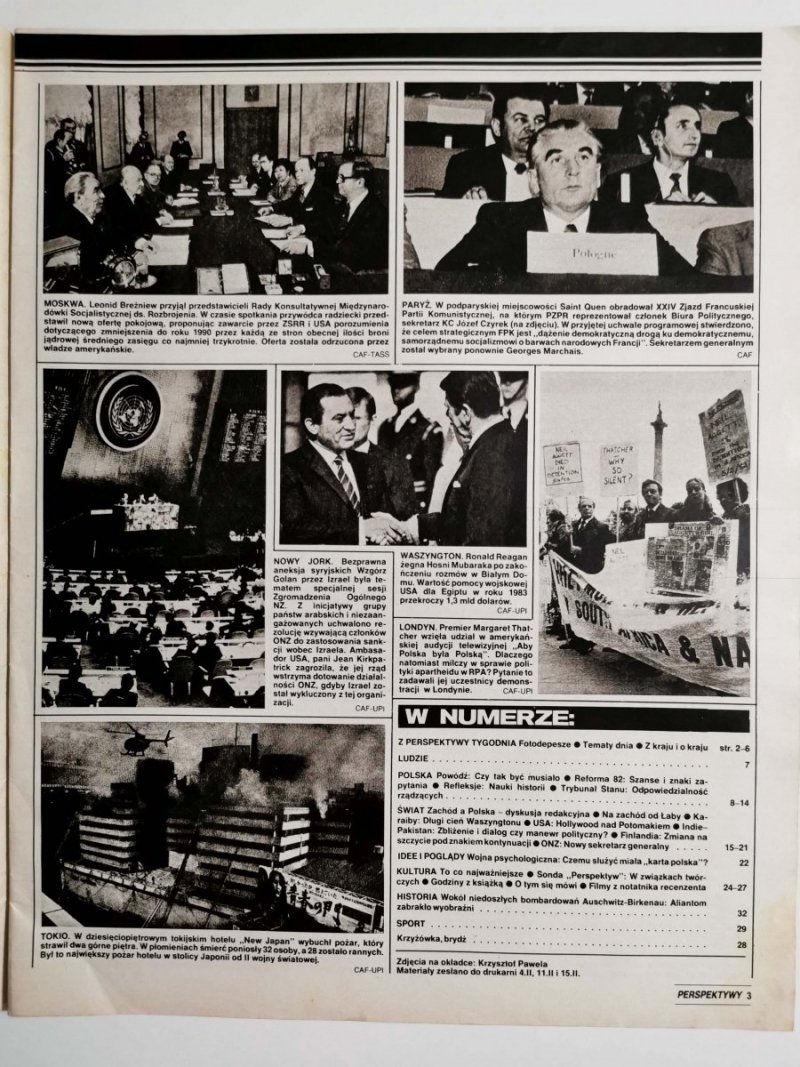 PERSPEKTYWY NUMER 1 (642) 19 LUTEGO 1982