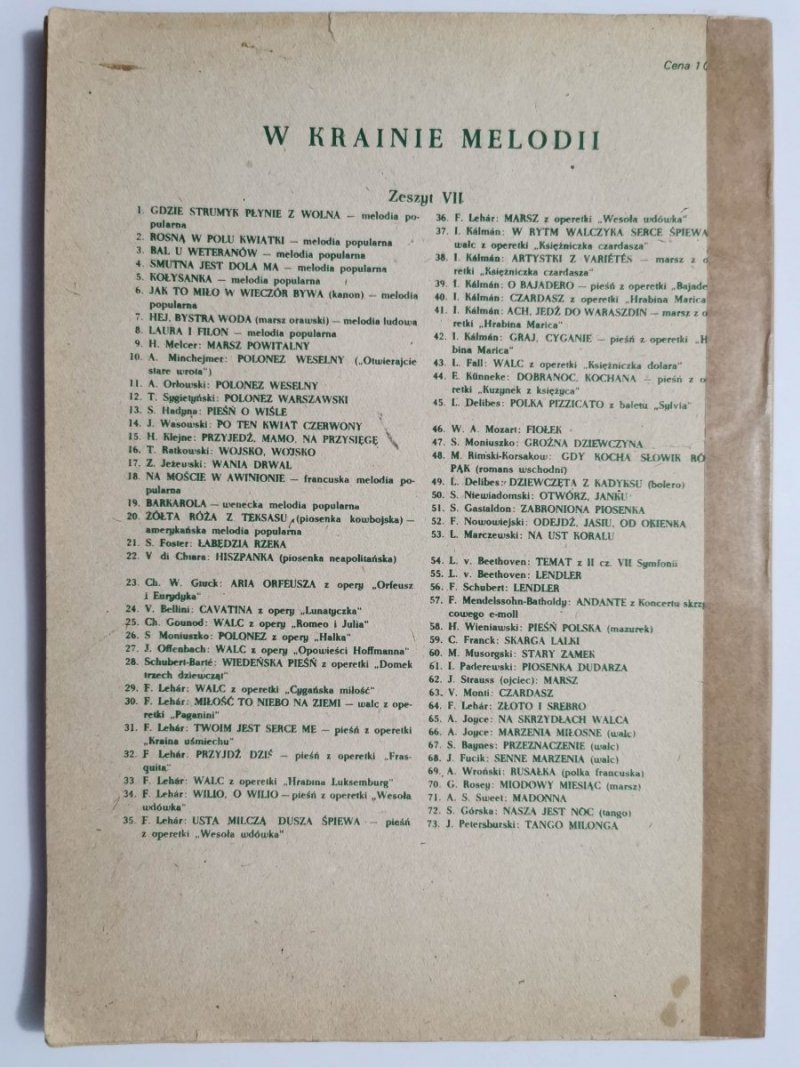 W KRAINIE MELODII ZESZYT 5 - Michał Woźny1989