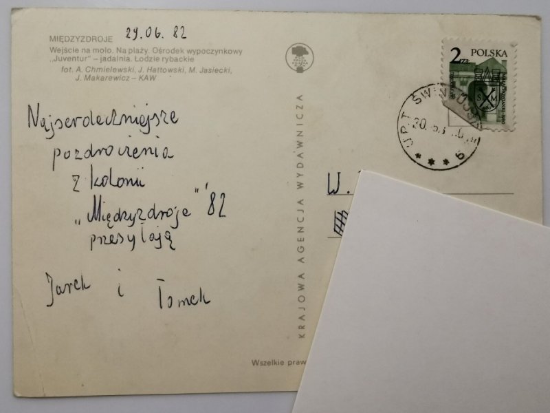 MIĘDZYZDROJE. WEJŚCIE NA MOLO I INNE FOT. MAKAREWICZ I INNI