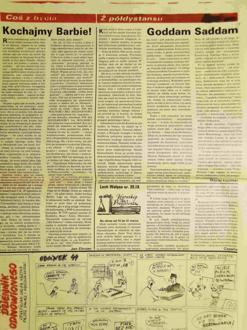 TYGODNIK GDAŃSKI ROK III 17 MARCA 1991