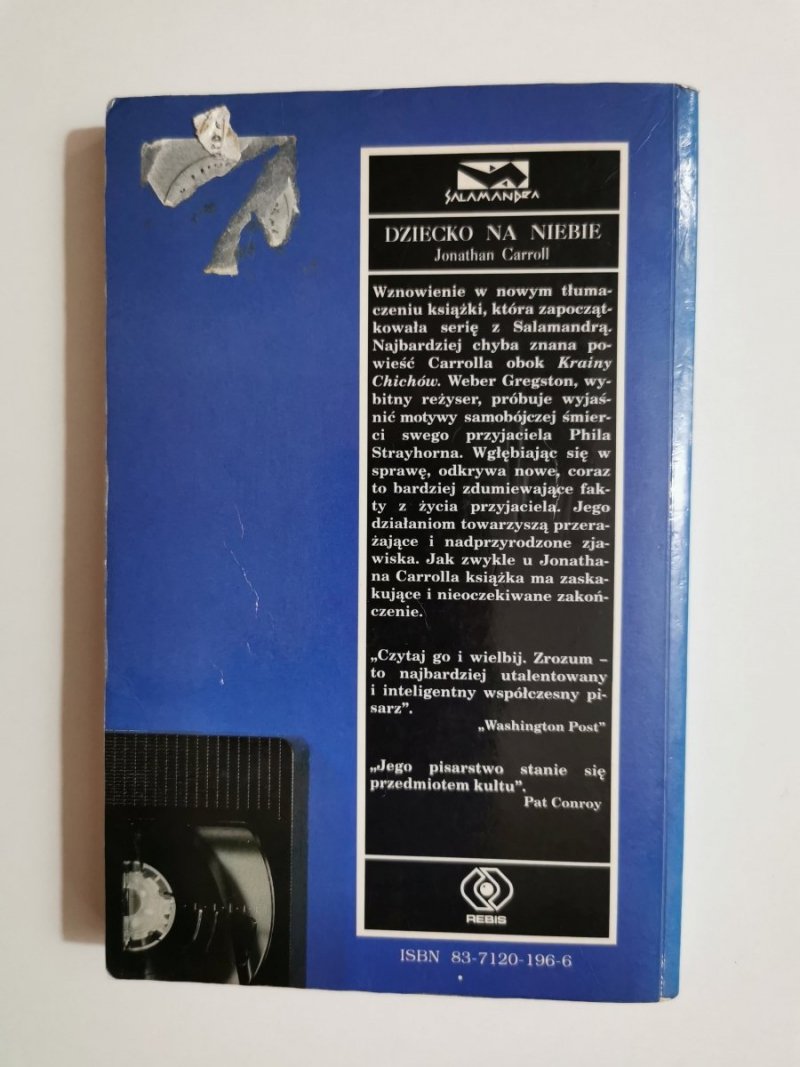 DZIECKO NA NIEBIE - Jonathan Carroll 1995