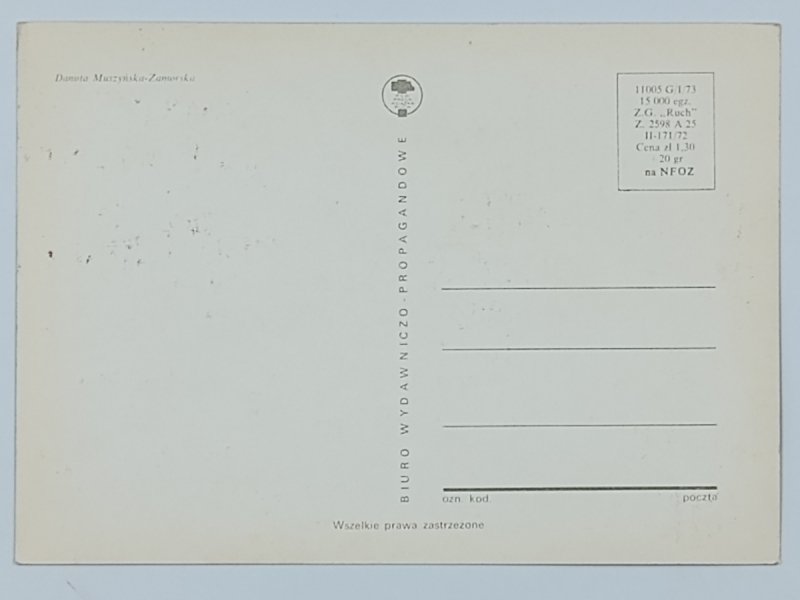 D. MUSZYŃSKA-ZAMORSKA DZIEWCZYNA W CZARNYCH WŁOSACH