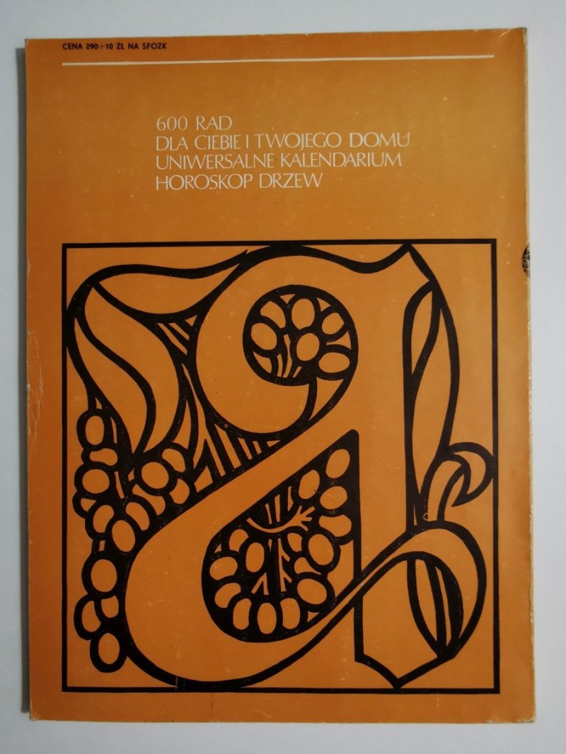 KALENDARZ DOMOWY BABCI ALINY 1986 1985