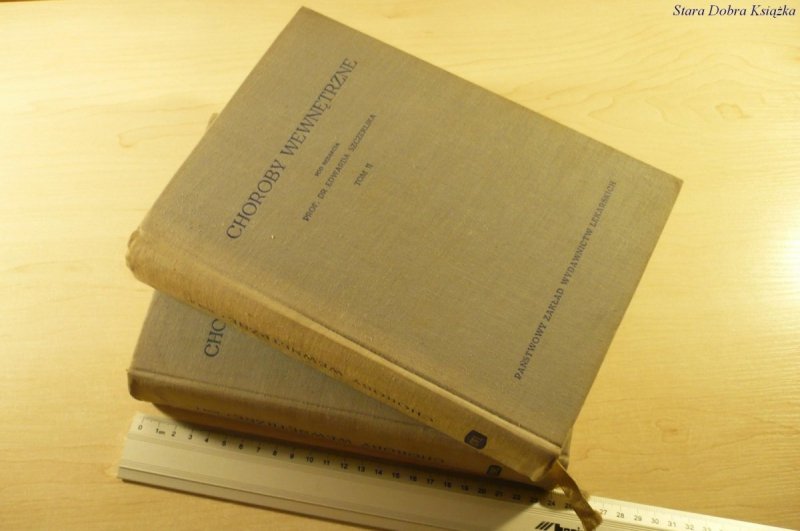 CHOROBY WEWNĘTRZNE TOM 1 i 2 - Red Szczeklik 1965