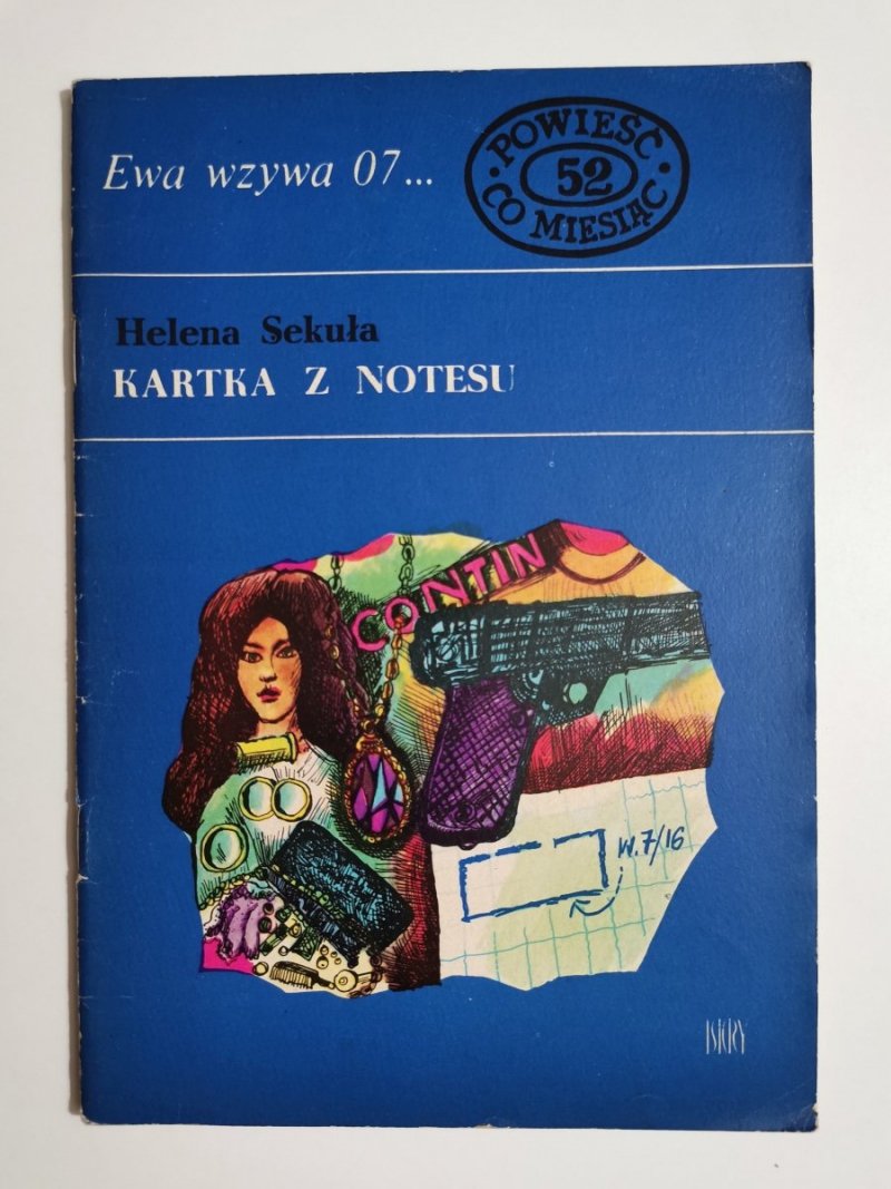 EWA WZYWA 07 NR 52 KARTKA Z NOTESU - Helena Sekuła 1973