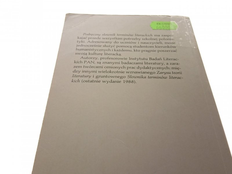 PODRĘCZNY SŁOWNIK TERMINÓW LITERACKICH - Głowiński