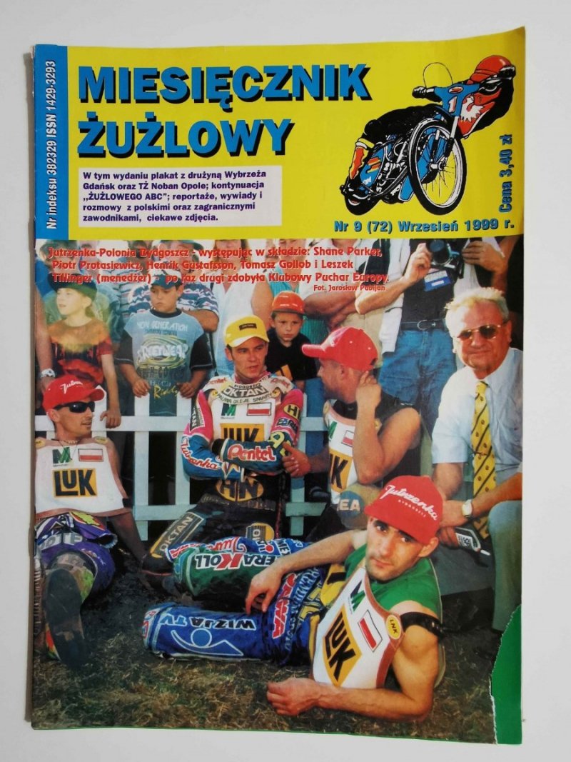 MIESIĘCZNIK ŻUŻLOWY NR 9 1999